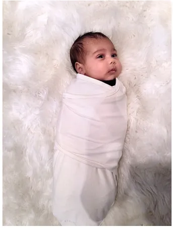 New Pic of Kim and Kanye’s North West